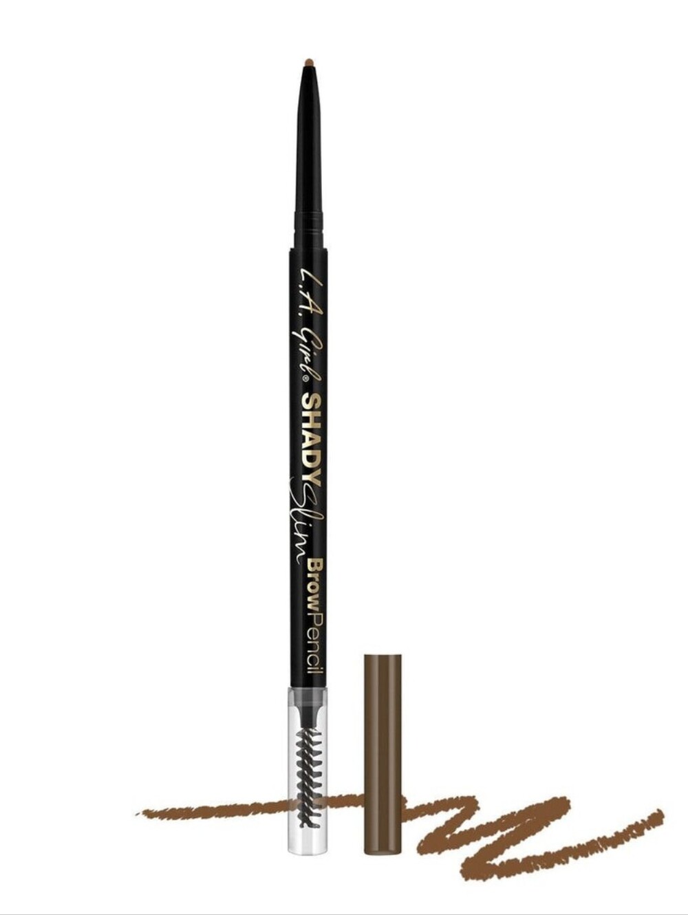 LA Girl Shady Slim Brow Pencil, Soft Brown